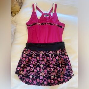 LIJA Tennis Skirt SMALL , top MEDIUM